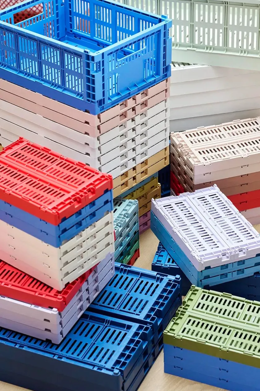 HAY Colour crate S, golden yellow fra>Børn Gaver|Gaver Til Børn