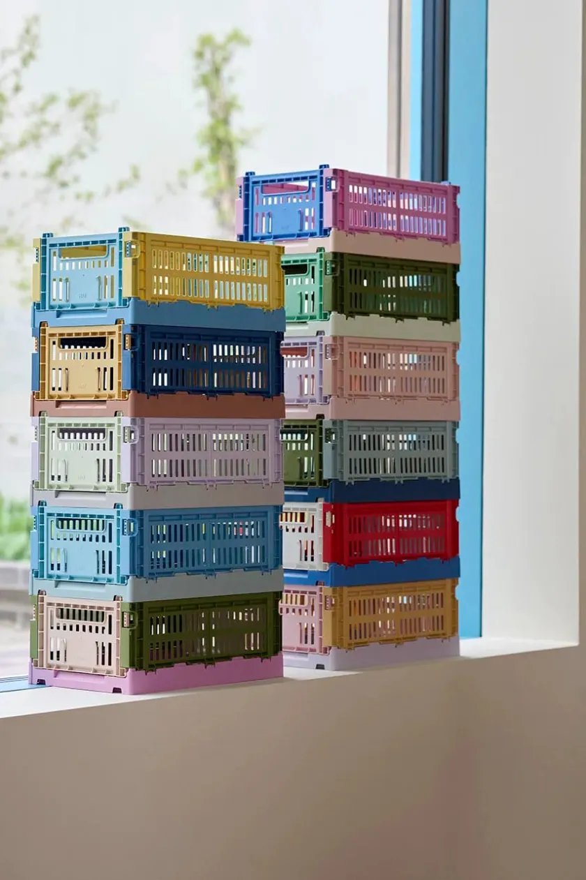 HAY Colour crate S, golden yellow fra>Børn Gaver|Gaver Til Børn