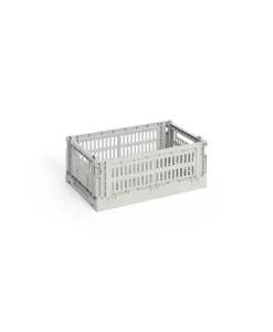 HAY Colour Crate Small, Grey fra>Børn Opbevaring På Børneværelset|Opbevaring