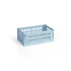 HAY Colour Crate Small, Soft blue fra>Børn Opbevaring På Børneværelset|Opbevaring