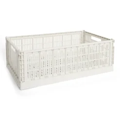 HAY Colour Crate X-Large, Off white fra>Børn Opbevaring På Børneværelset|Opbevaring