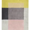 HAY Colour tæppe, grå/rose/gul fra> Gulvtæpper