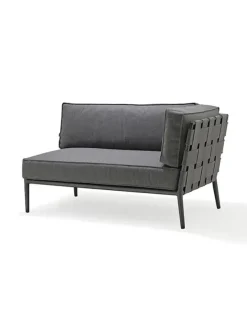 Cane-line Conic 2 pers. Modulsofa, højre inkl. hyndesæt fra><noscript><img width=