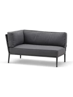 Cane-line Conic 2 pers. Modulsofa, venstre inkl. hyndesæt fra><noscript><img width=