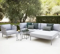 Cane-line Conic Daybed Modul inkl. Hyndesæt fra> Udendørs Loungemøbler