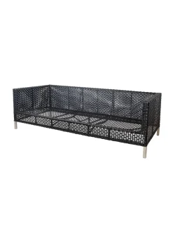 Cane-line Connect 3 personers Sofa, black/antracite fra><noscript><img width=