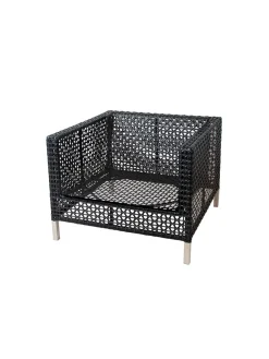 Cane-line Connect Loungestol, black/antracite fra><noscript><img width=
