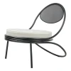 GUBI Copacabana Lounge Chair, black semi matt fra> Lænestole