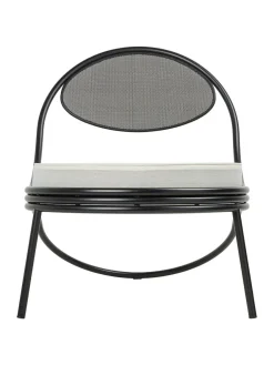 GUBI Copacabana Lounge Chair, black semi matt fra><noscript><img width=