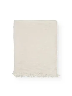 Aiayu Cotton throw, Pure Ecru fra> Badeværelsestekstiler