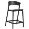 Muuto Cover Counter Stool, black fra> Barstole