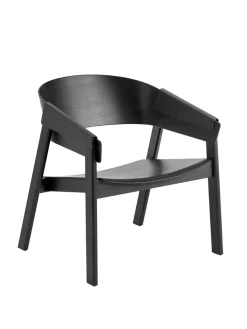 Muuto Cover Lounge Chair, dark stained brown fra> Loungestole|Lænestole