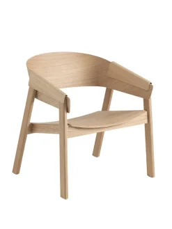 Muuto Cover Lounge Chair, dark stained brown fra><noscript><img width=
