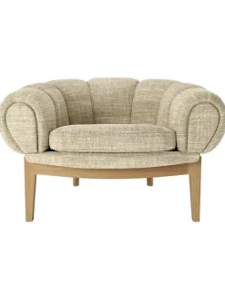 GUBI Croissant Lounge Chair, fabric fra> Lænestole