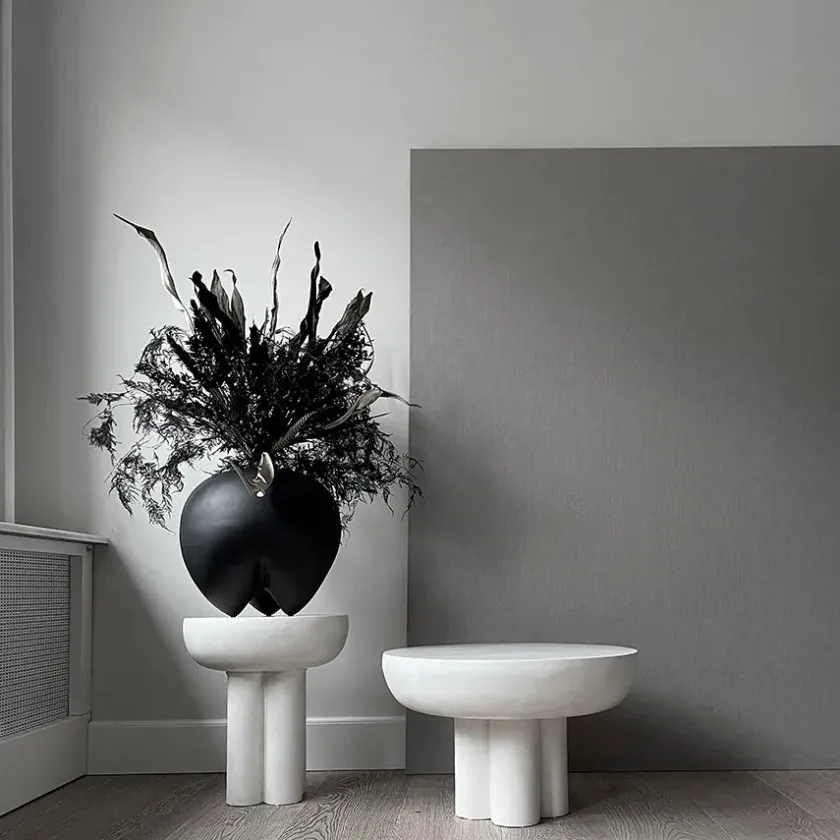 101 Copenhagen Crown Table, low bone white fra> Sofaborde