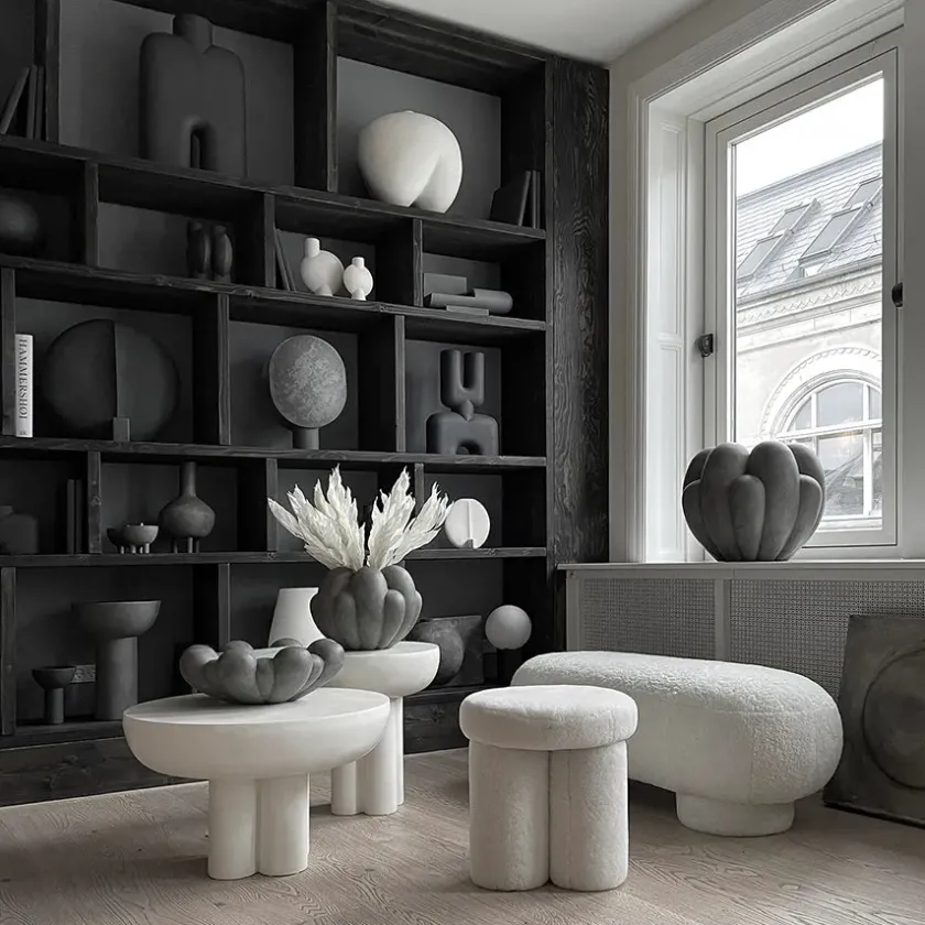 101 Copenhagen Crown Table, low bone white fra> Sofaborde