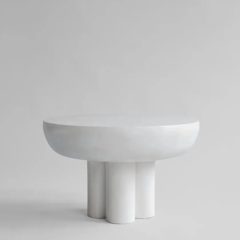 101 Copenhagen Crown Table, low bone white fra> Sofaborde
