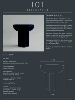 101 Copenhagen Crown Table, tall fra><noscript><img width=