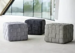 Cane-line Cube Fodskammel fra> Udendørs Loungemøbler|Havestole