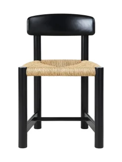GUBI Daumiller Side Chair, black pine fra> Spisebordsstole