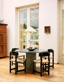 GUBI Daumiller Side Chair, black pine fra> Spisebordsstole