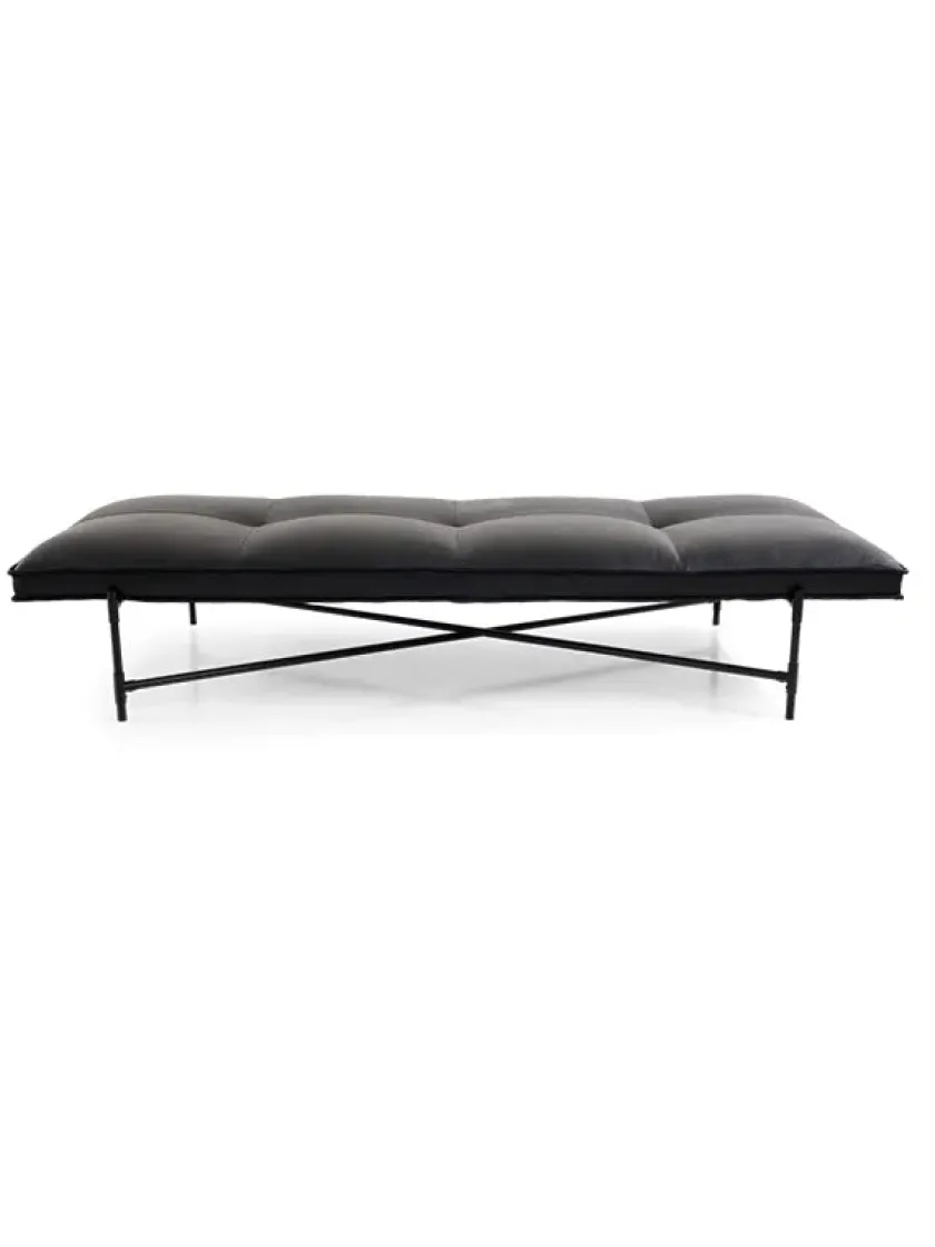 Handvärk Daybed, sort læder fra HANDVÄRK> Daybeds