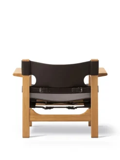 Fredericia Furniture Den Spanske Stol i cognac læder, valnød olie af Børge Mogensen><noscript><img width=