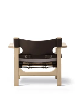 Fredericia Furniture Den Spanske Stol i cognac læder, eg sæbe af Børge Mogensen><noscript><img width=