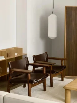 Fredericia Furniture Den Spanske Stol i cognac læder, eg sæbe af Børge Mogensen><noscript><img width=