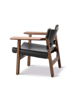 Fredericia Furniture Den Spanske Stol i cognac læder, eg sæbe af Børge Mogensen><noscript><img width=