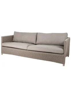 Cane-line Diamond 3 pers Sofa inkl. hynde fra> Udendørs Loungemøbler