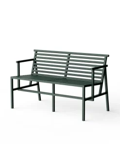 Nine Dining Bench, grøn fra 19 Outdoors> Havebænke