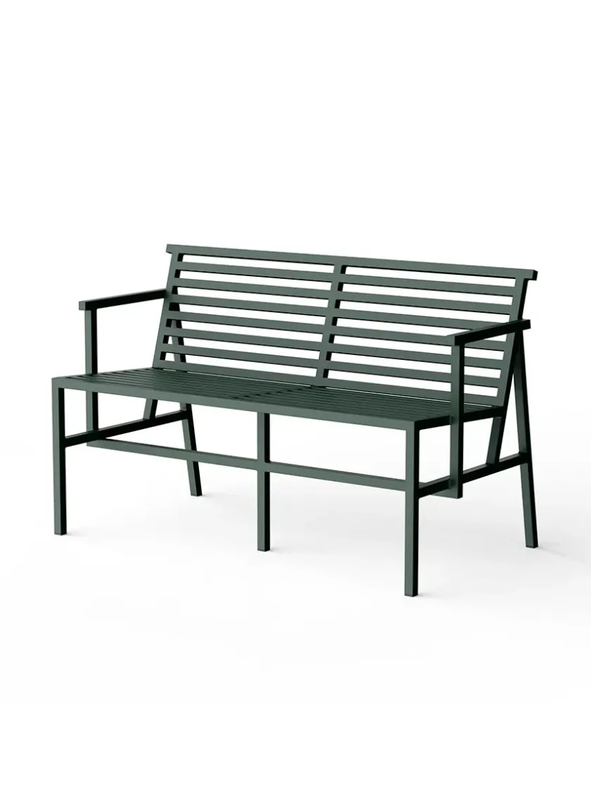 Nine Dining Bench, grøn fra 19 Outdoors> Havebænke