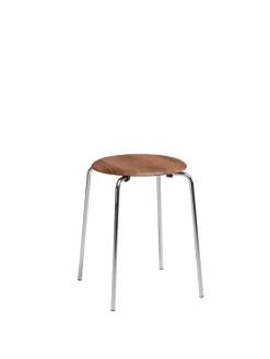 Fritz Hansen Dot Skammel, valnød finer af Arne Jacobsen> Gaver Til Hende|Skamler