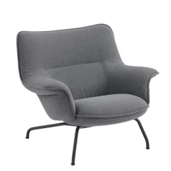 Muuto Doze Lounge Chair, Low Back, Heath tekstil, Tube base fra><noscript><img width=