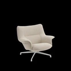 Muuto Doze Lounge Chair, Low Back, Ocean 80/tekstil, Tube base fra><noscript><img width=