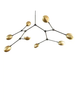 101 Copenhagen Drop Chandelier, brass fra> Lysekroner|Spots