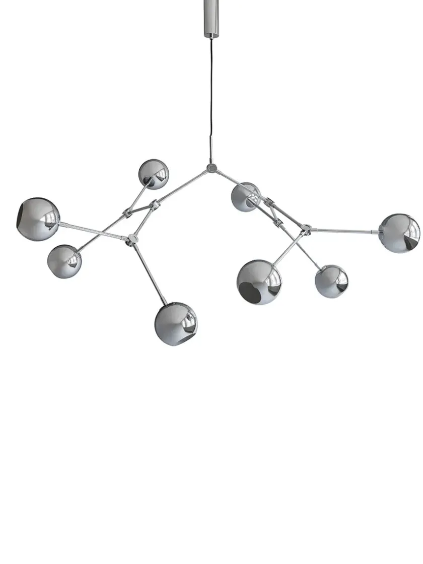 101 Copenhagen Drop Chandelier Globe, Burned Black fra> Lysekroner|Spots