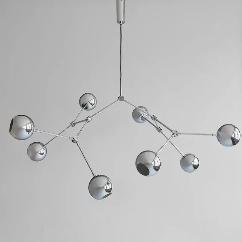101 Copenhagen Drop Chandelier Globe, Chrome fra> Lysekroner|Spots