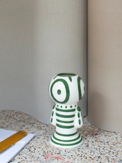 raawii Dummy Vase, dark green fra> Vaser