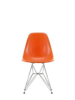 Vitra Eames Fiberglass Chair DSR, krom fra> Spisebordsstole