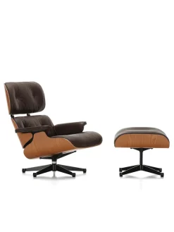 Vitra Eames Lounge Chair inkl. Fodskammel fra> Fodskamler|Lænestole