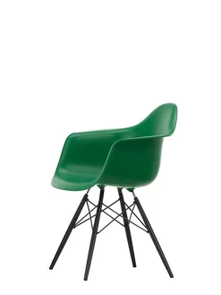 Vitra Eames Plastic Armchair DAW, sortlakeret ahorntræ fra> Spisebordsstole