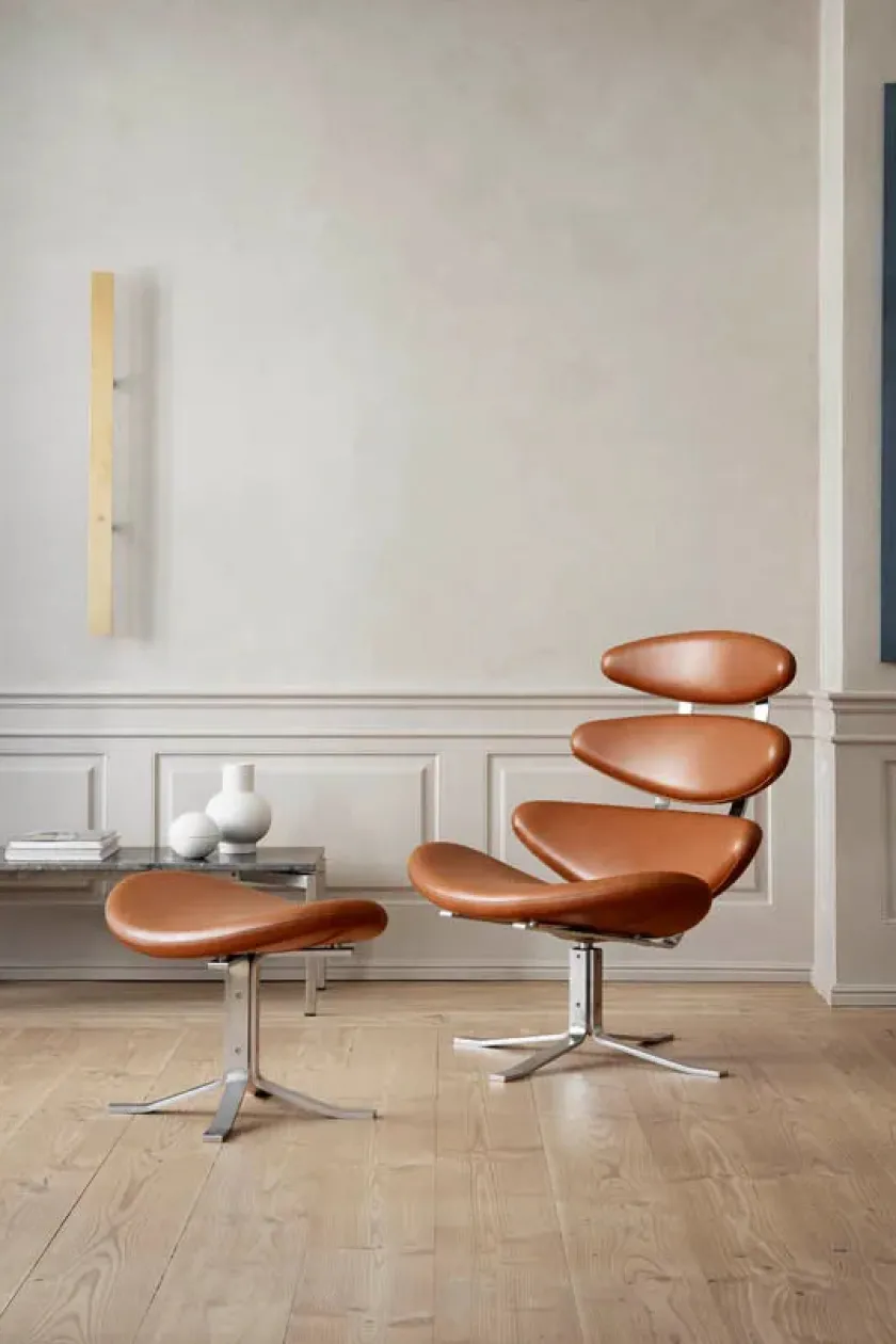 Fredericia Furniture EJ 5 Corona af Poul M. Volther> Lænestole