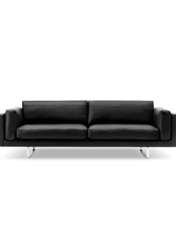 Fredericia Furniture EJ 280 Pure Sofa i sort læder fra Erik Jørgensen> Sofaer