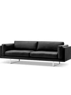 Fredericia Furniture EJ 280 Pure Sofa i sort læder fra Erik Jørgensen> Sofaer
