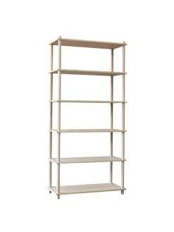 Woud Elevate Shelving System fra> Reolsystemer