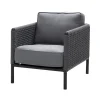 Cane-line Encore Loungestol, Soft Rope fra> Udendørs Loungemøbler|Havestole