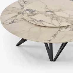 Ligne Roset Ennéa spisebord med Lazy Susan fra><noscript><img width=