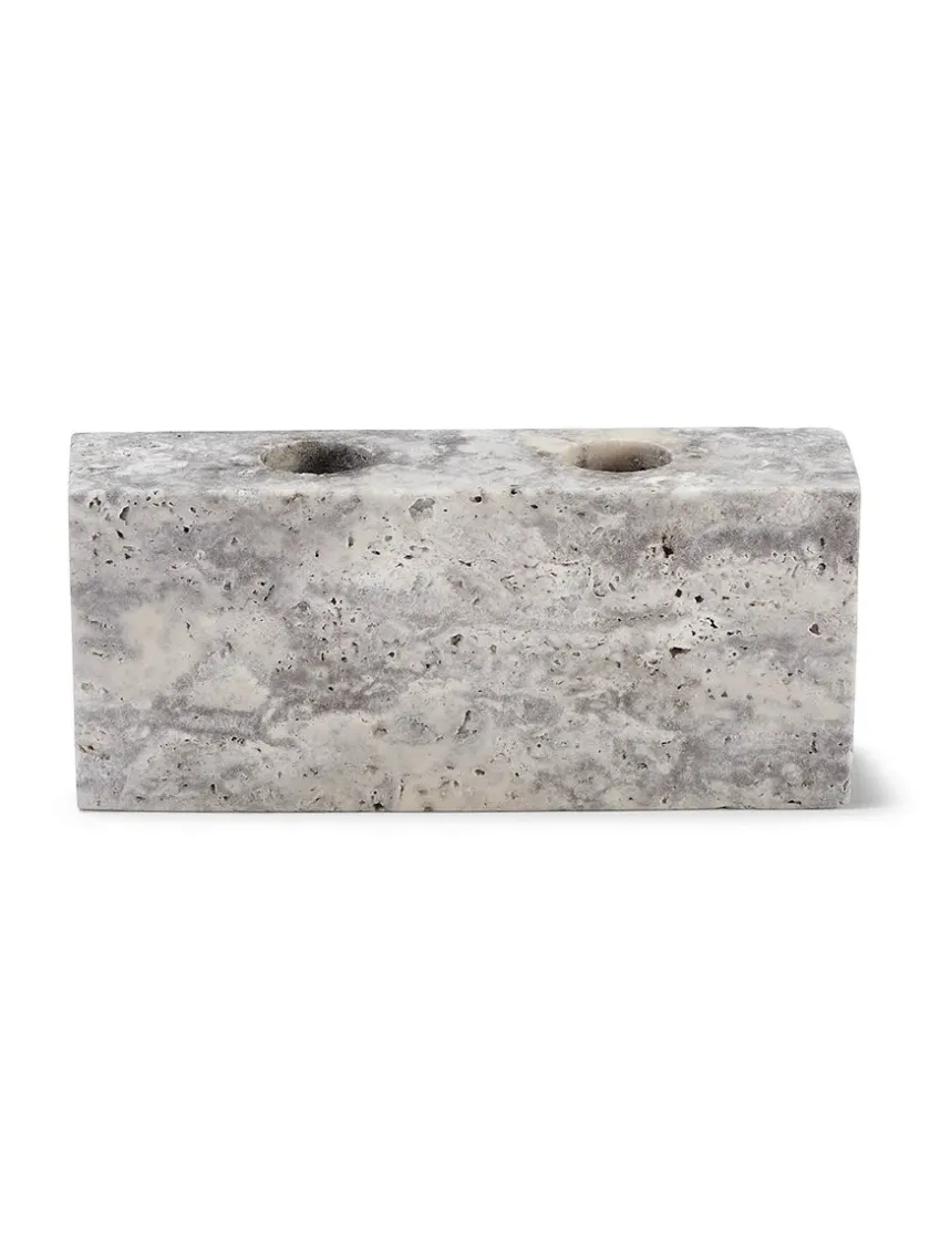 Wabi Sabi Nordic Epode Lysestage, calacatta violetta fra> Gaver Til Hende|Kalenderlys & Julelysestager